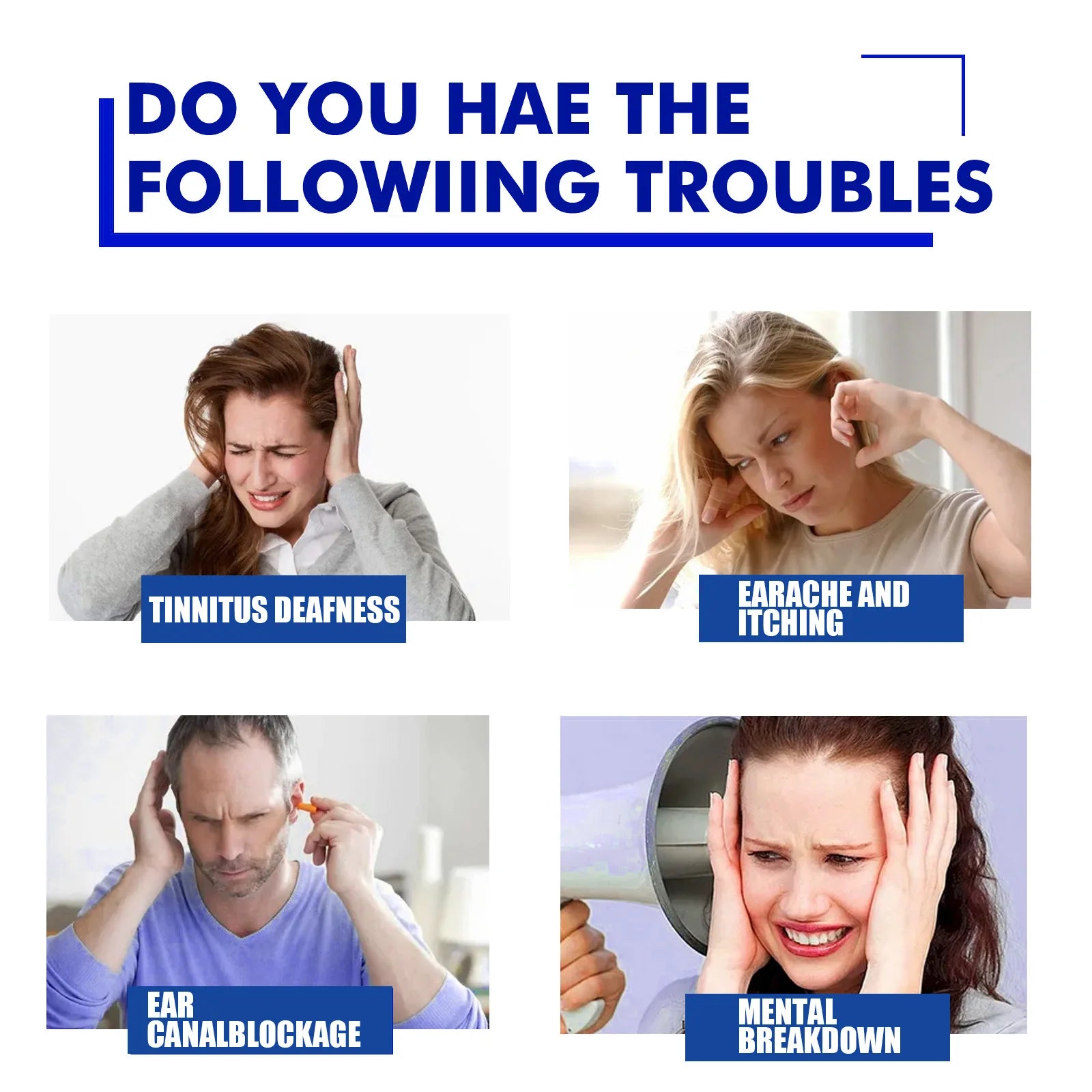 60Ml Tinnitus Relief Spray Clean Ear Canal Blockage Improve Listening Tinnitus Deafness Sore Relief Ear Cleaning Liquid