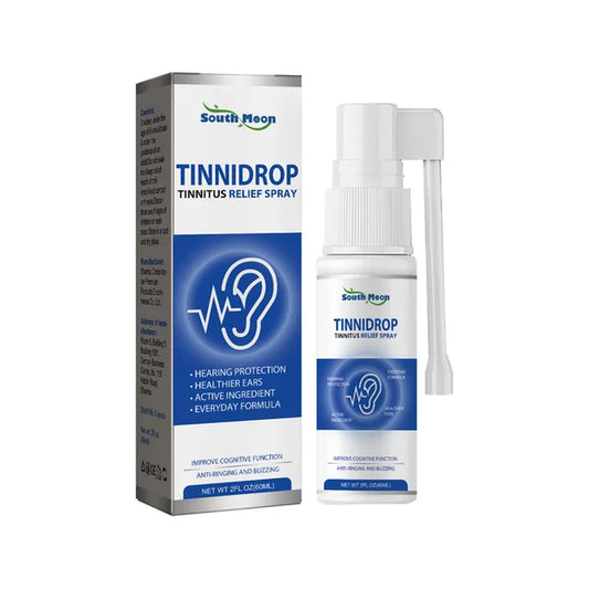 60Ml Tinnitus Relief Spray Clean Ear Canal Blockage Improve Listening Tinnitus Deafness Sore Relief Ear Cleaning Liquid